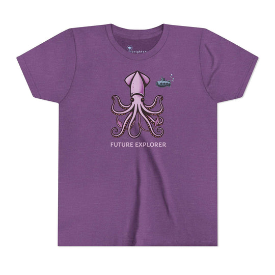 Future Explorer Squid - Youth Short Sleeve - Brightsee
