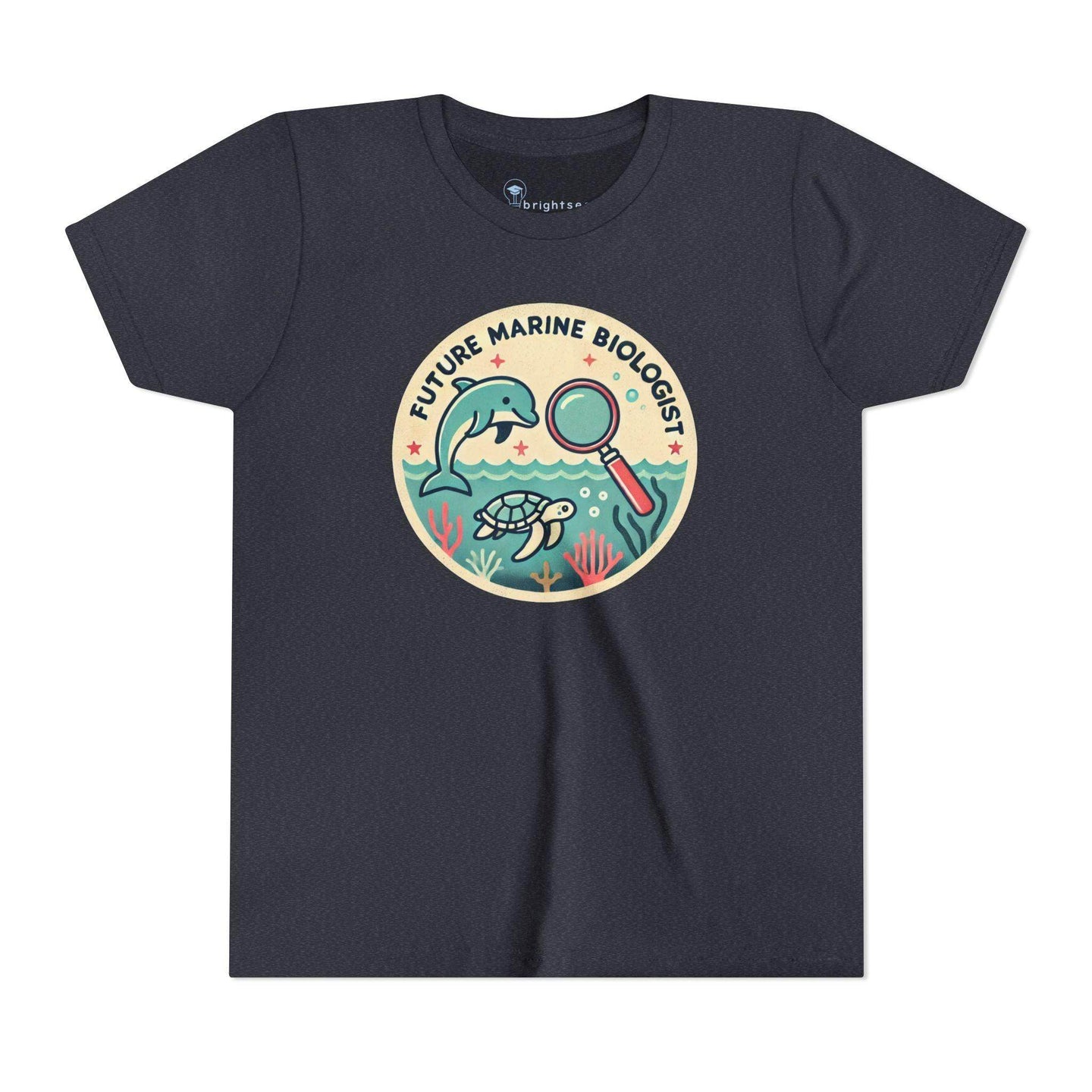 Future Marine Biologist Circle - Youth Short Sleeve - Brightsee