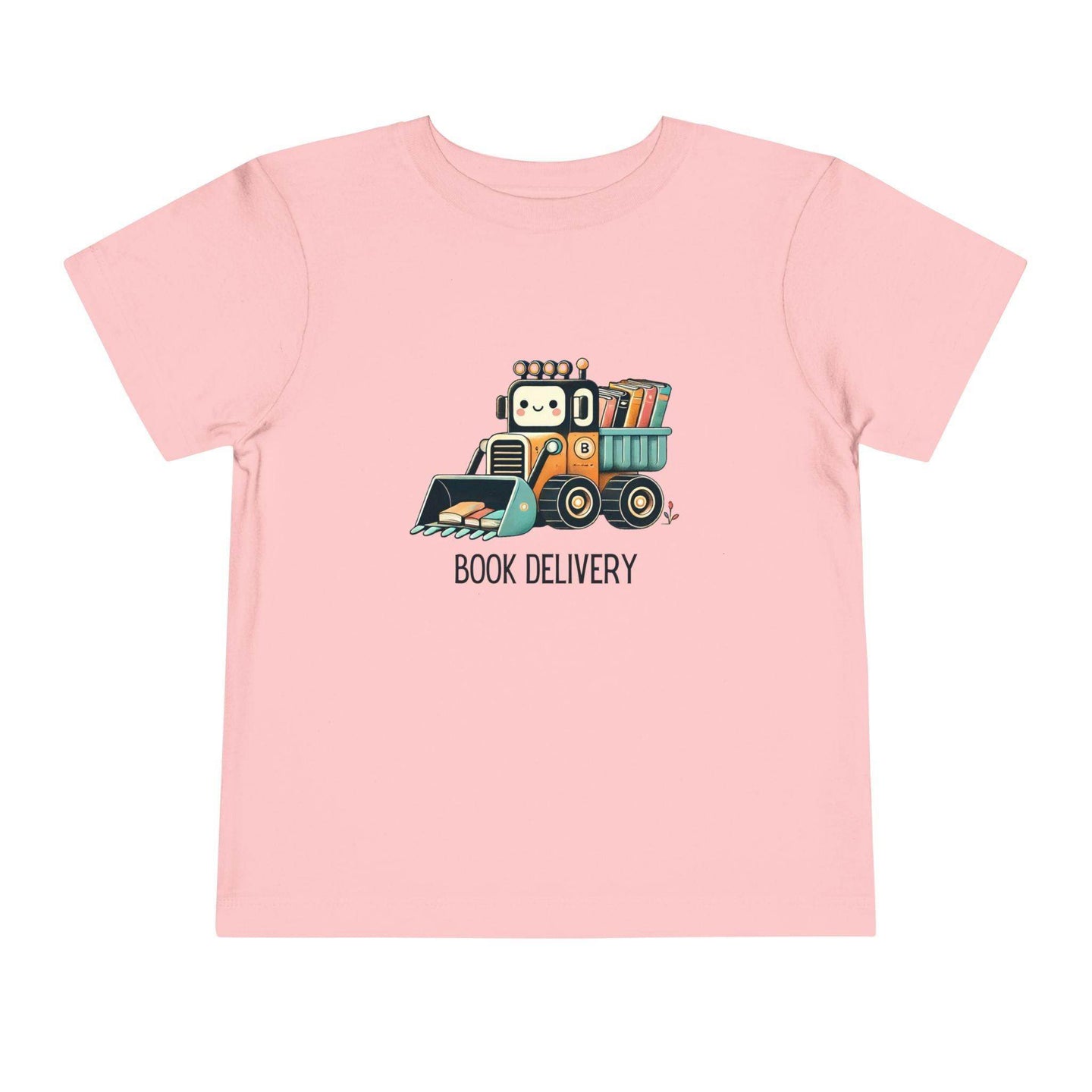 Book Delivery Bulldozer - Toddler Short Sleeve - Brightsee