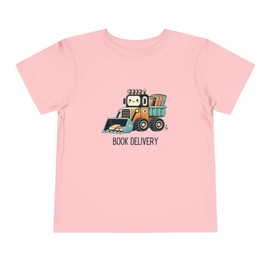 Book Delivery Bulldozer - Toddler Short Sleeve - Brightsee