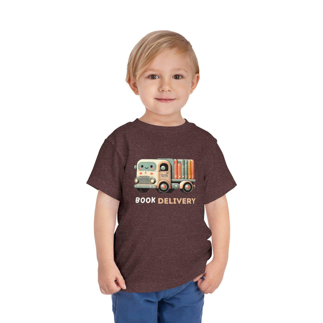 Book Delivery Truck - Toddler Short Sleeve - Brightsee