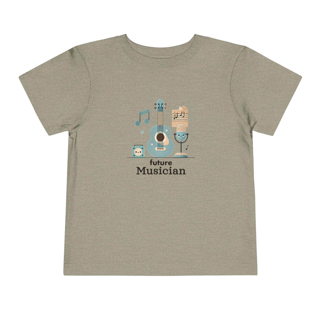 Future Musician Guitar Note - Toddler Short Sleeve - Brightsee