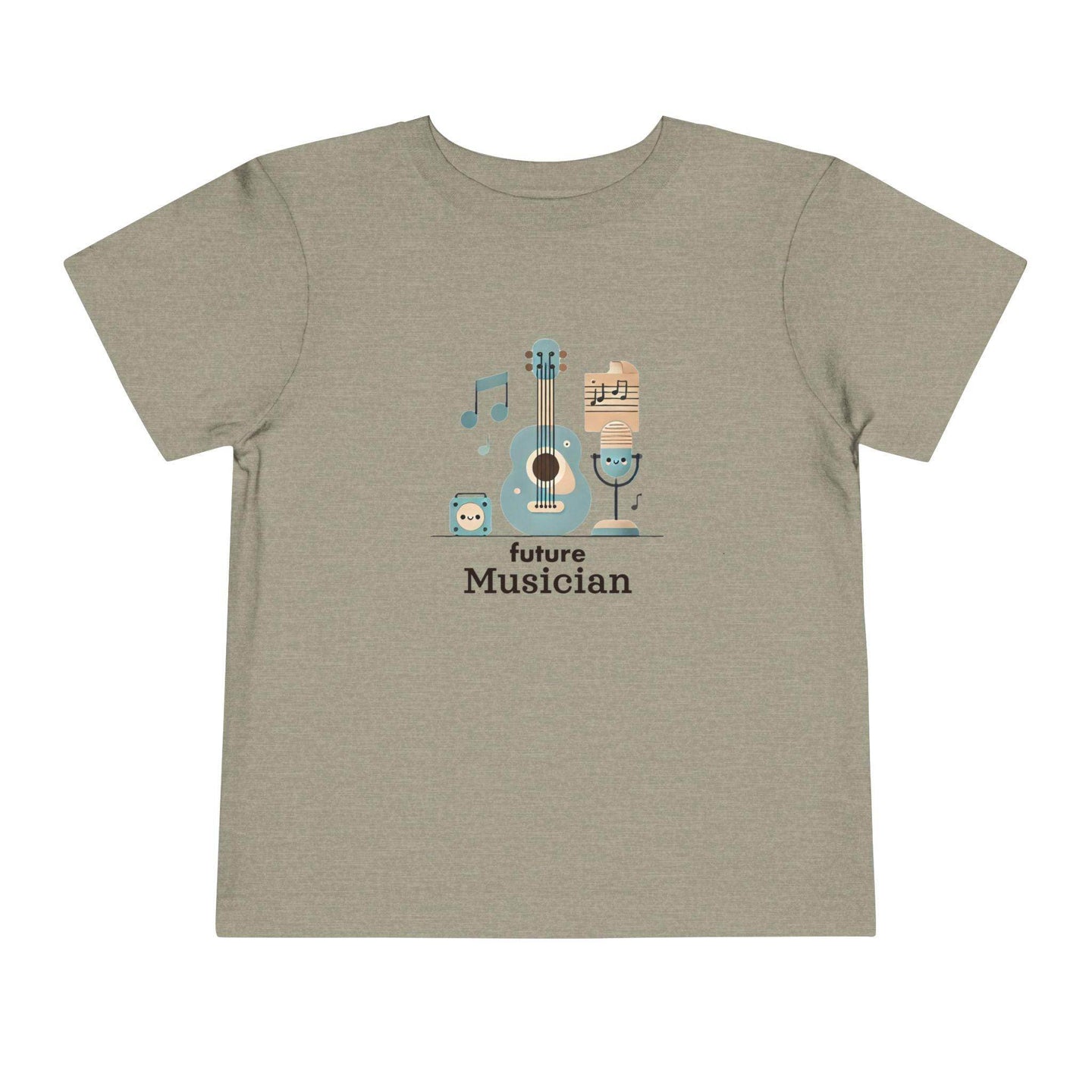 Future Musician Guitar Note - Toddler Short Sleeve - Brightsee
