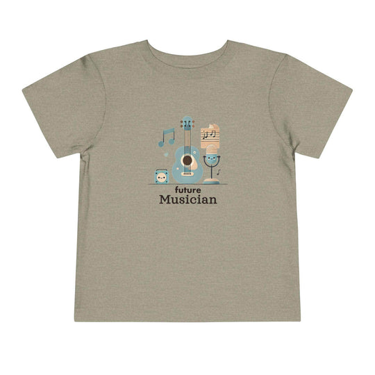 Future Musician Guitar Note - Toddler Short Sleeve - Brightsee