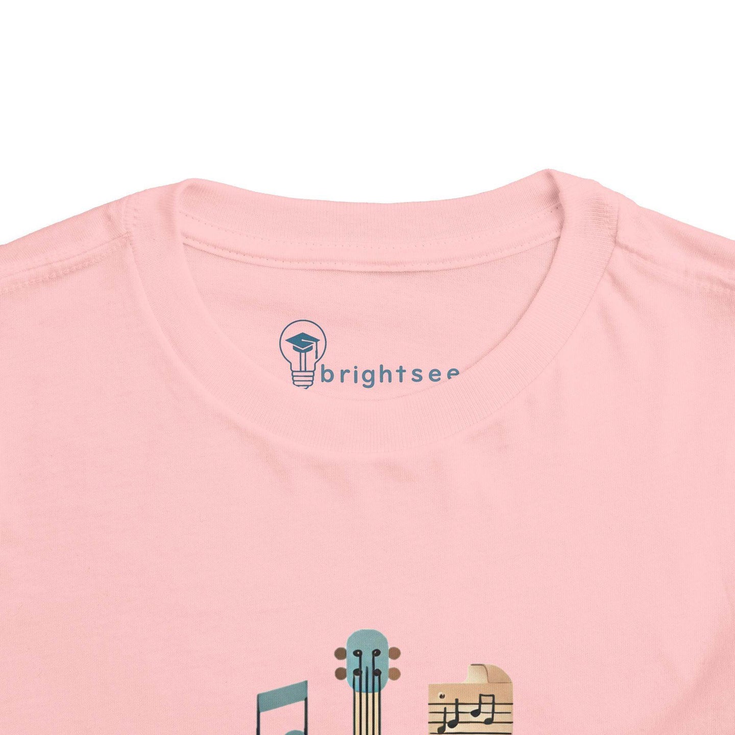 Future Musician Guitar Note - Toddler Short Sleeve - Brightsee