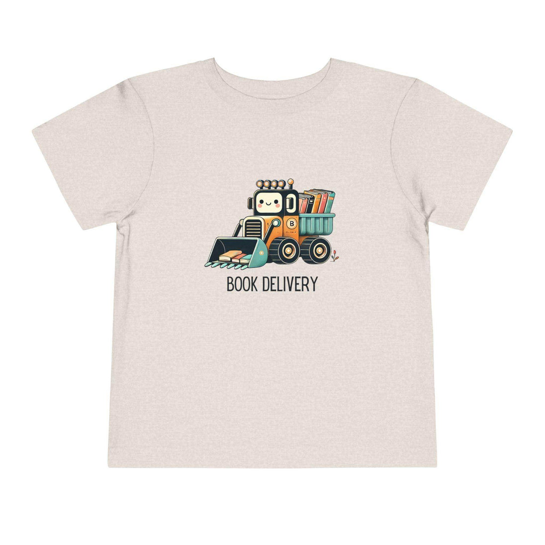 Book Delivery Bulldozer - Toddler Short Sleeve - Brightsee