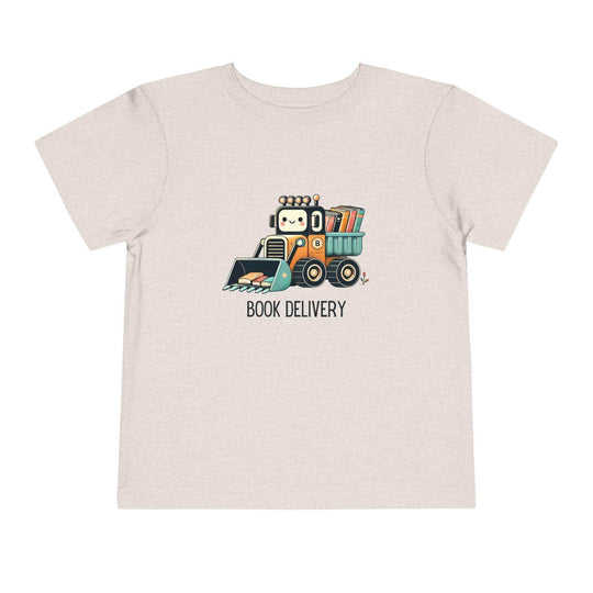 Book Delivery Bulldozer - Toddler Short Sleeve - Brightsee
