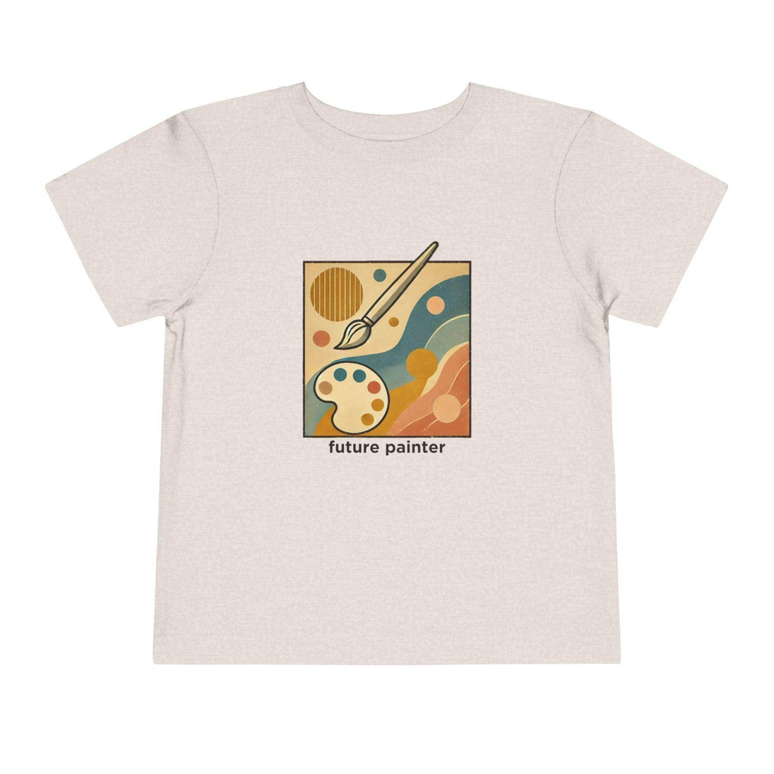Future Artist Brushstrokes - Toddler Short Sleeve - Brightsee