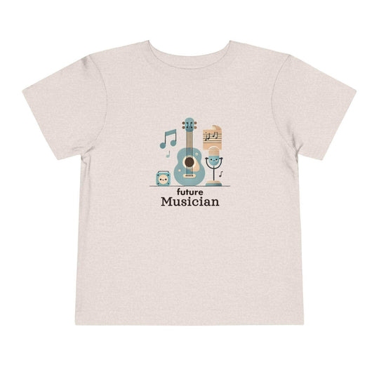 Future Musician Guitar Note - Toddler Short Sleeve - Brightsee