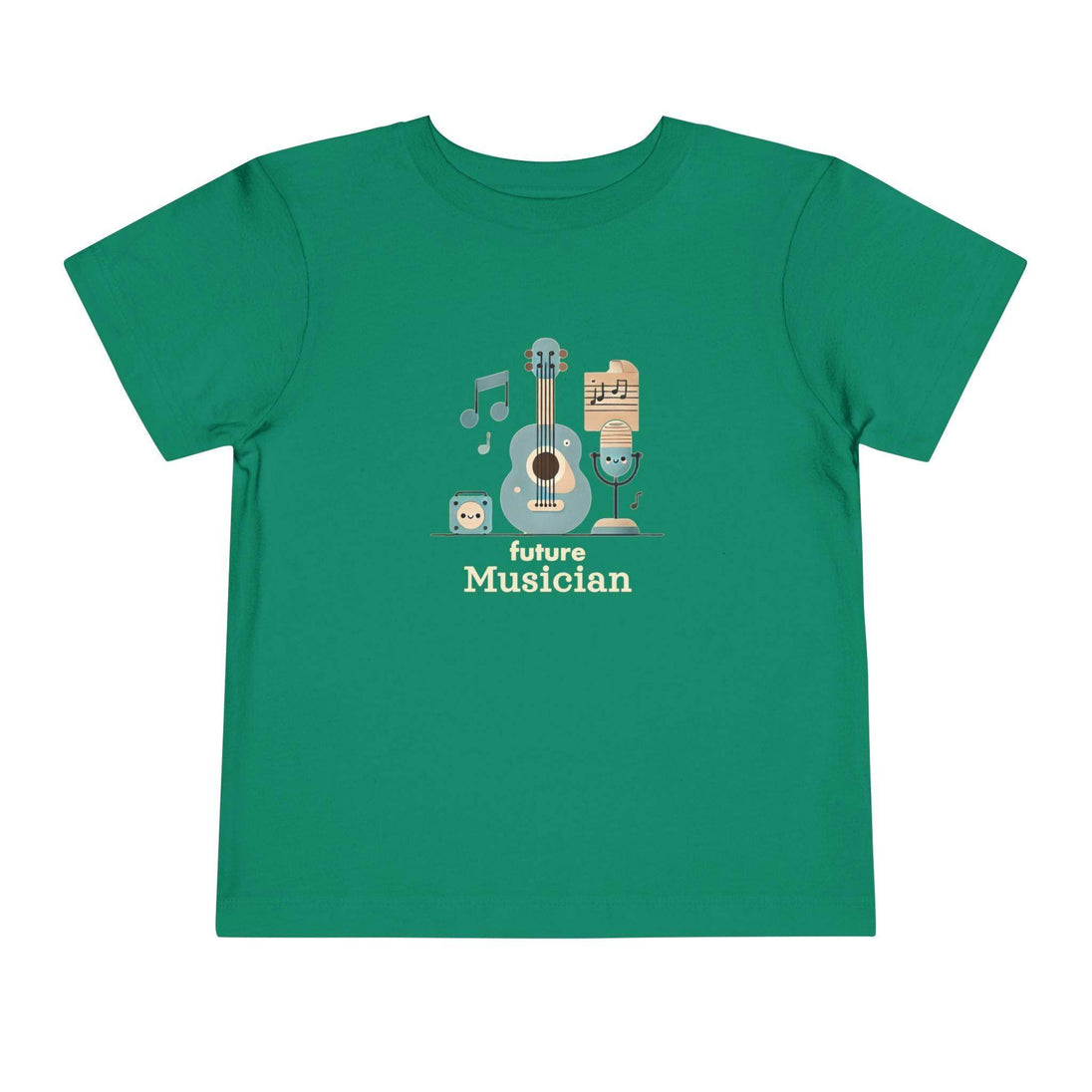 Future Musician Guitar Note - Toddler Short Sleeve - Brightsee