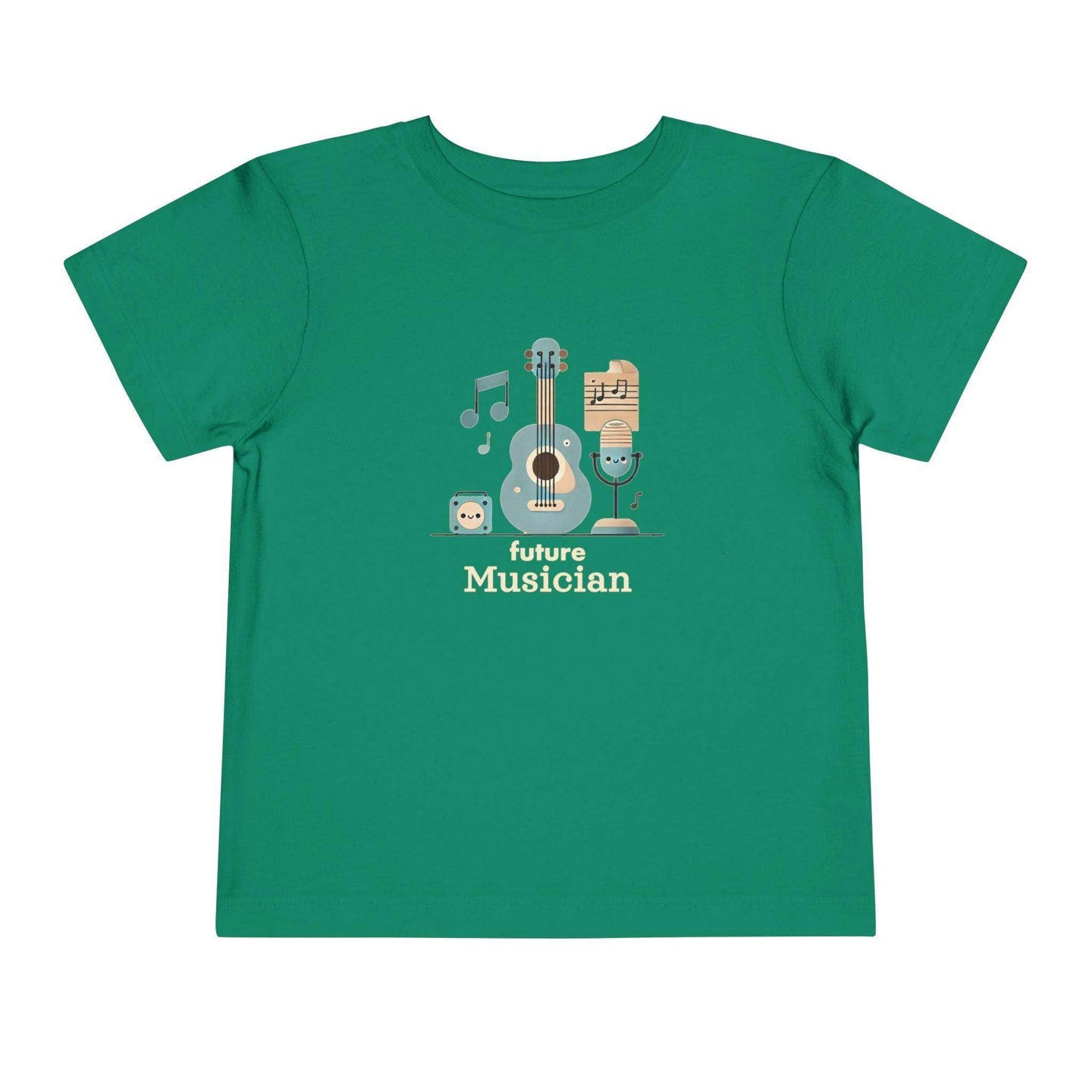 Future Musician Guitar Note - Toddler Short Sleeve - Brightsee