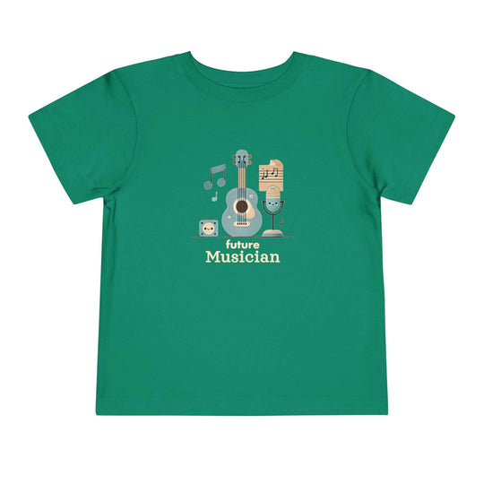 Future Musician Guitar Note - Toddler Short Sleeve - Brightsee