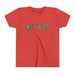 STEM Construction bot on Ladder - Youth Short Sleeve - Brightsee