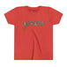 STEM Construction bot on Ladder - Youth Short Sleeve - Brightsee