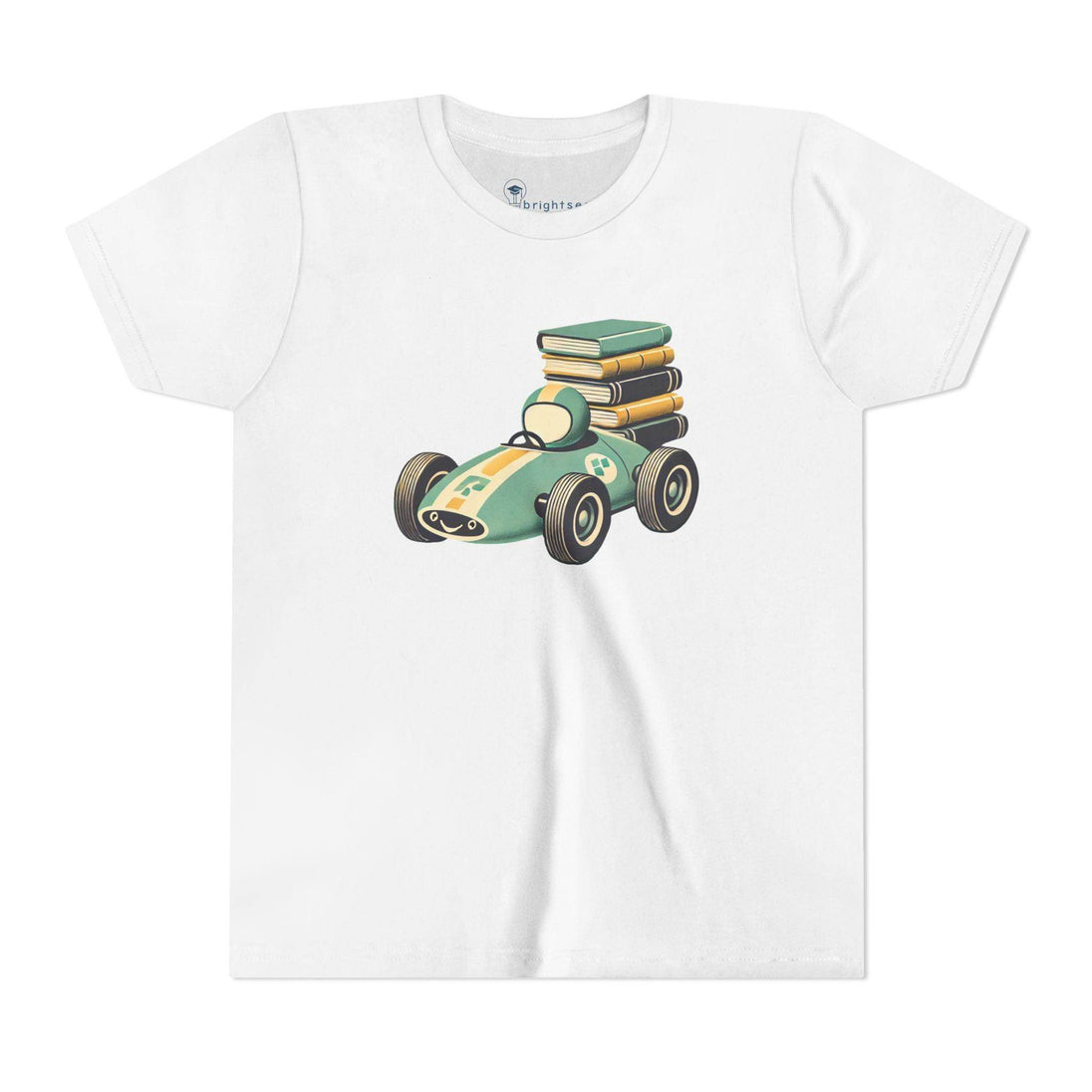Book Delivery Race Car - Youth Short Sleeve - Brightsee