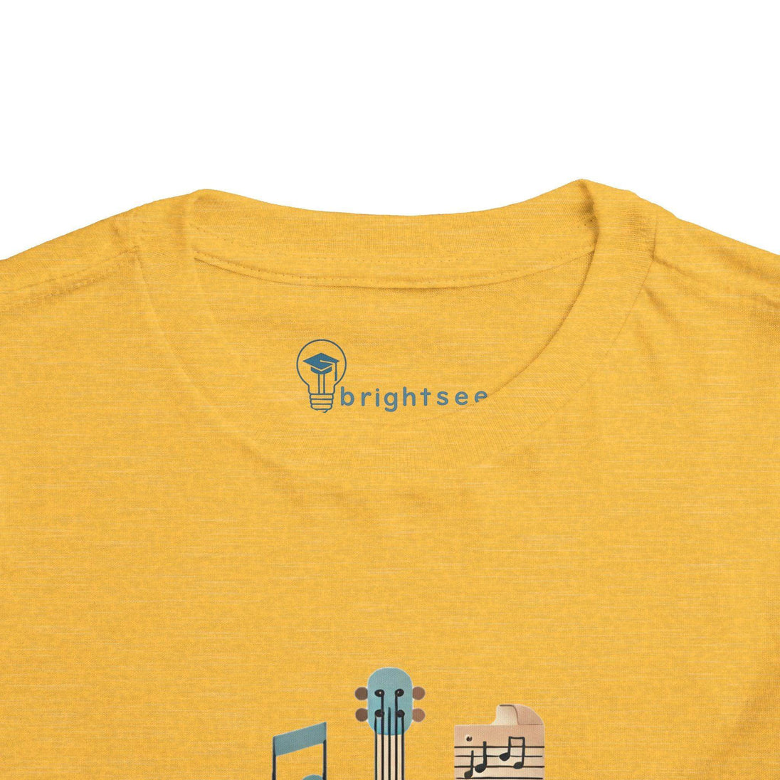 Future Musician Guitar Note - Toddler Short Sleeve - Brightsee