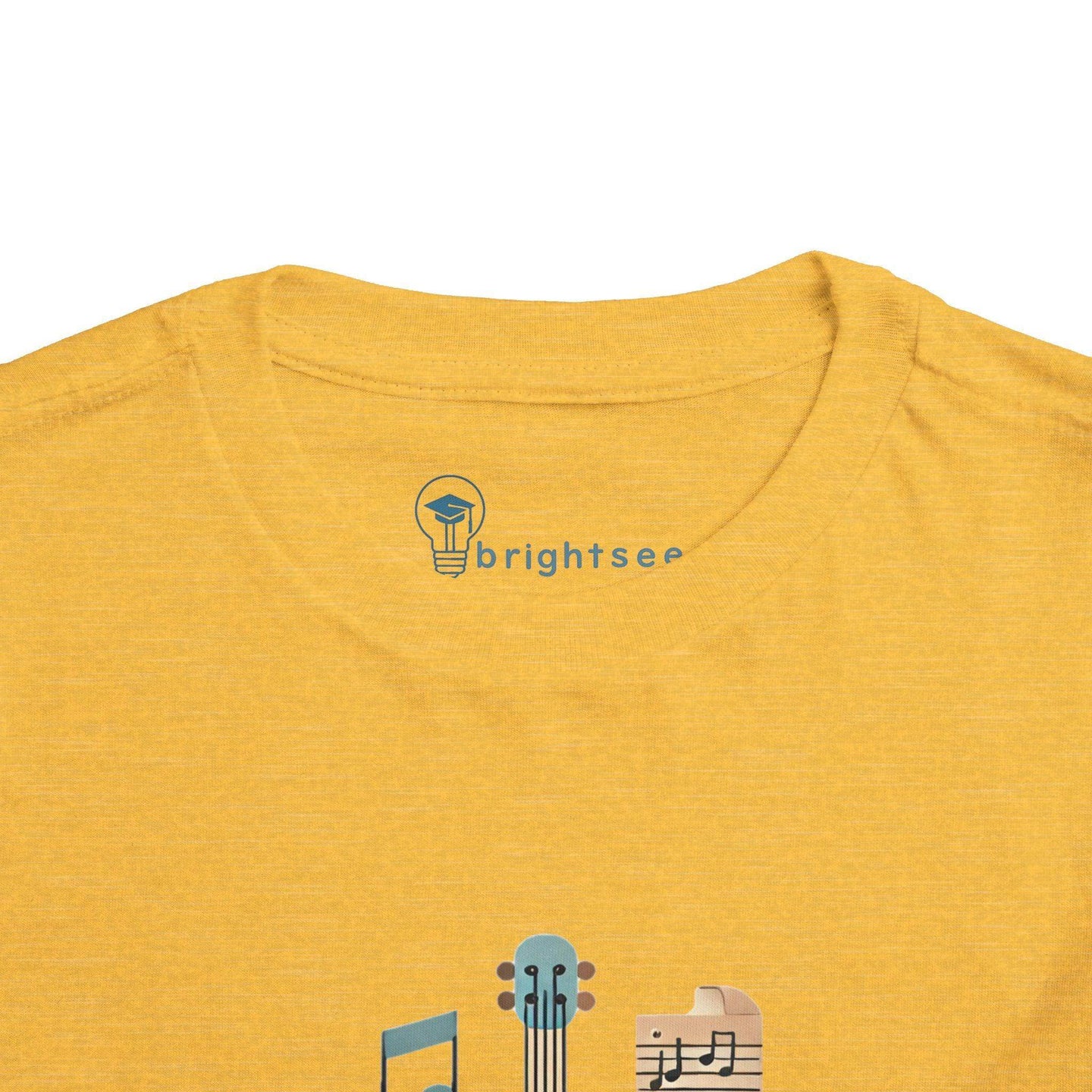 Future Musician Guitar Note - Toddler Short Sleeve - Brightsee