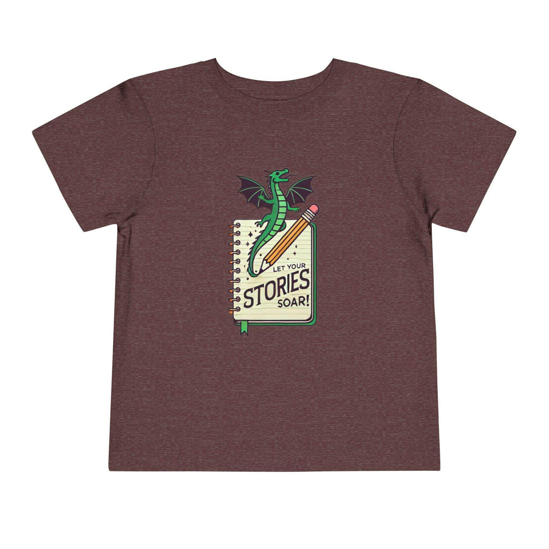 Let Your Stories Soar - Dragon - Toddler Short Sleeve - Brightsee