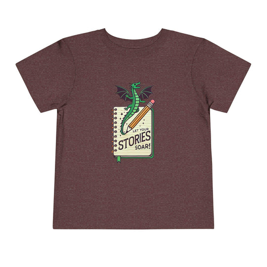 Let Your Stories Soar - Dragon - Toddler Short Sleeve - Brightsee