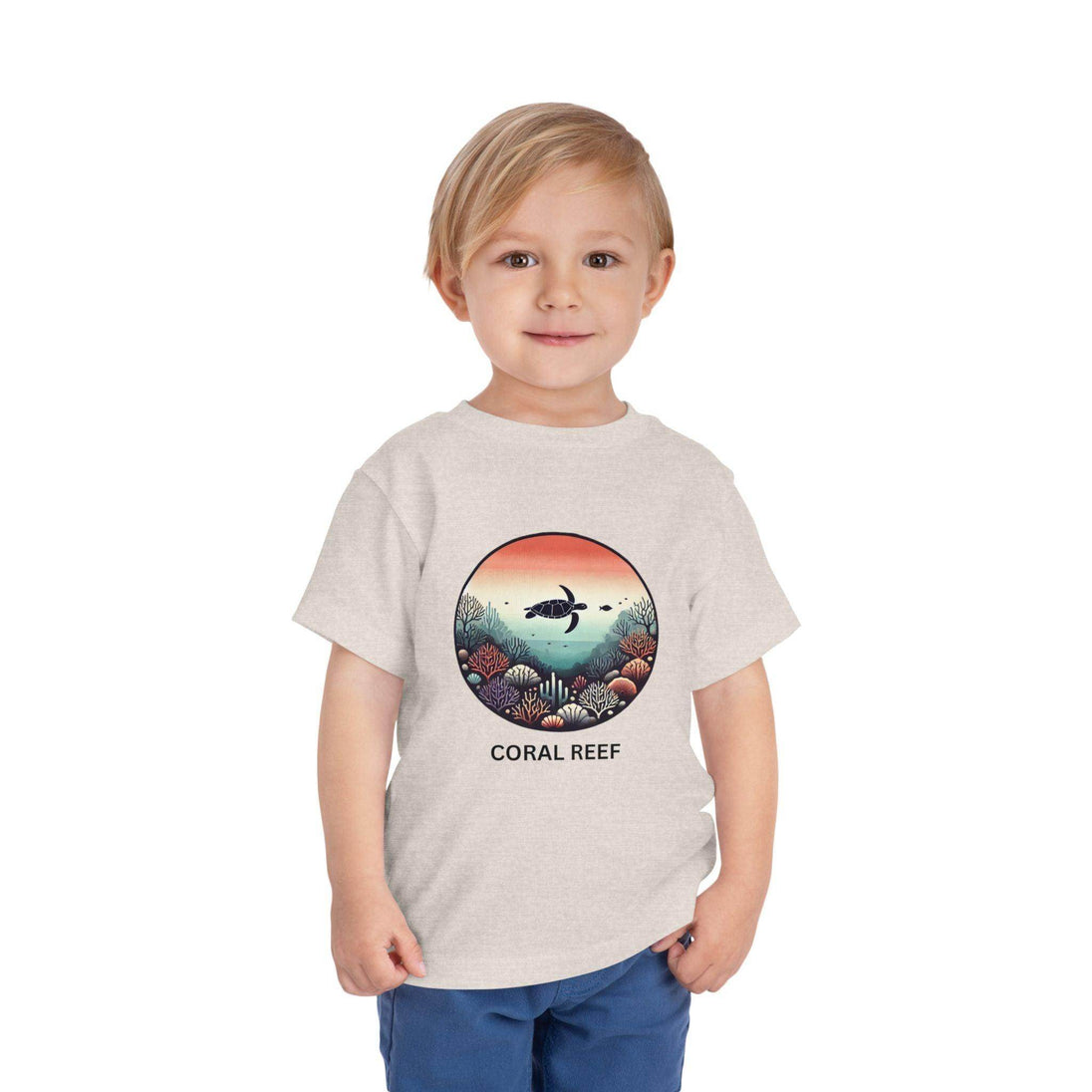 Coral Reef - Toddler Short Sleeve Tee - Brightsee