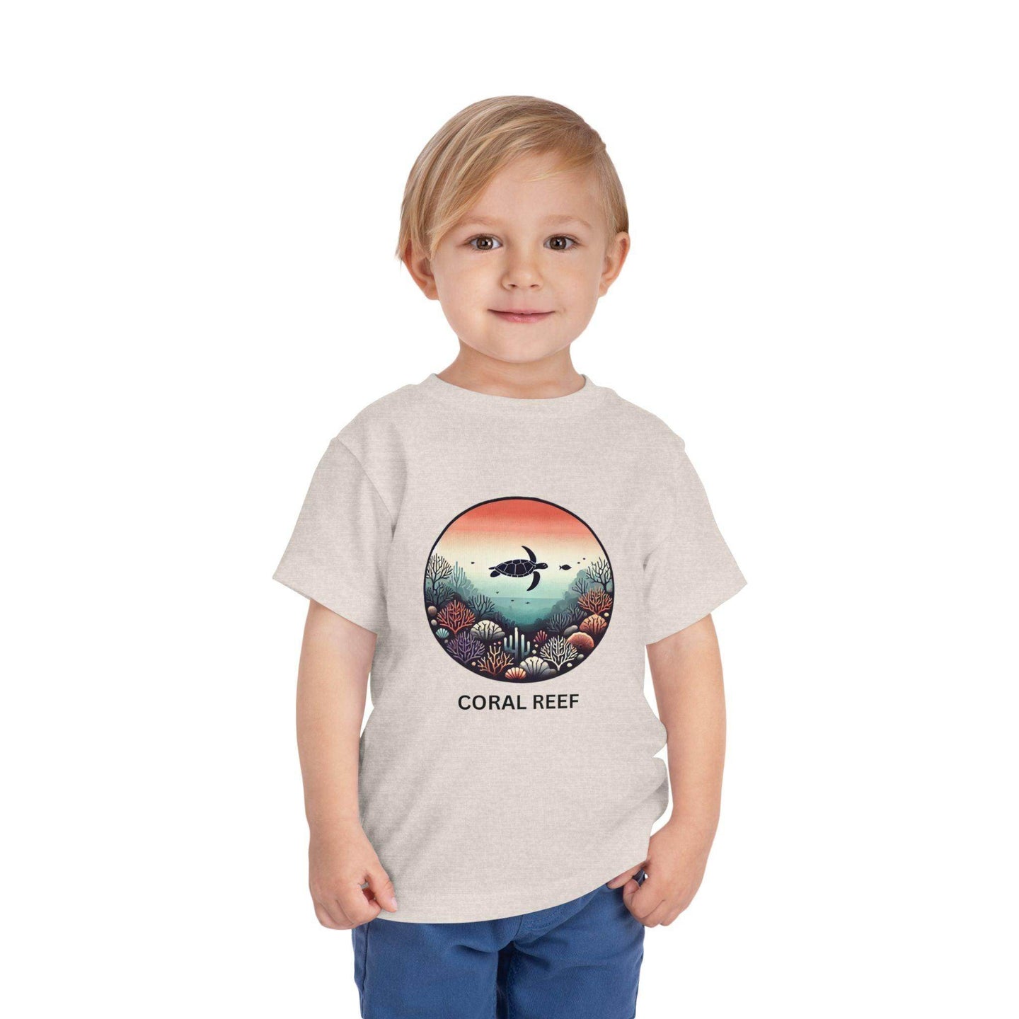 Coral Reef - Toddler Short Sleeve Tee - Brightsee