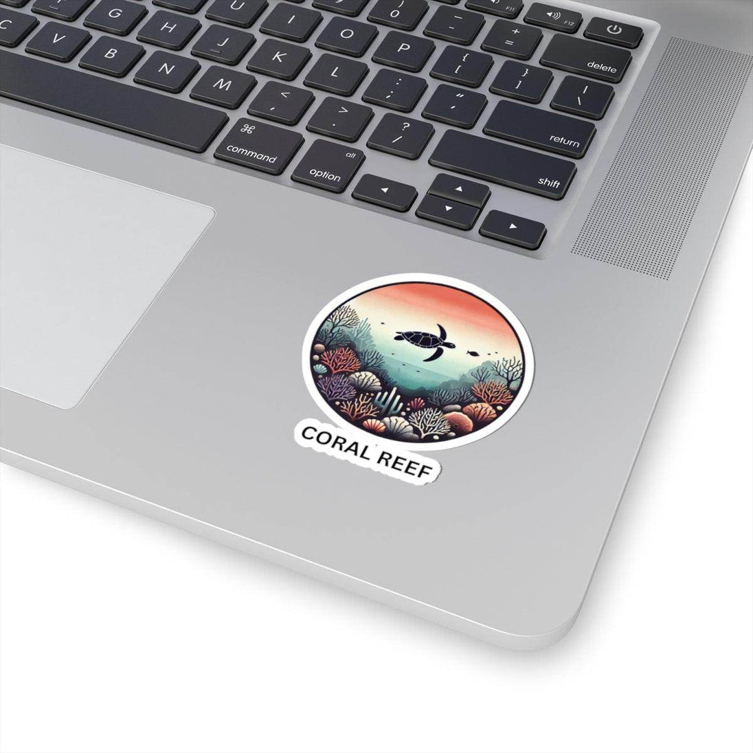 Biome Coral Reef Turtle - Kiss Cut Stickers - Brightsee