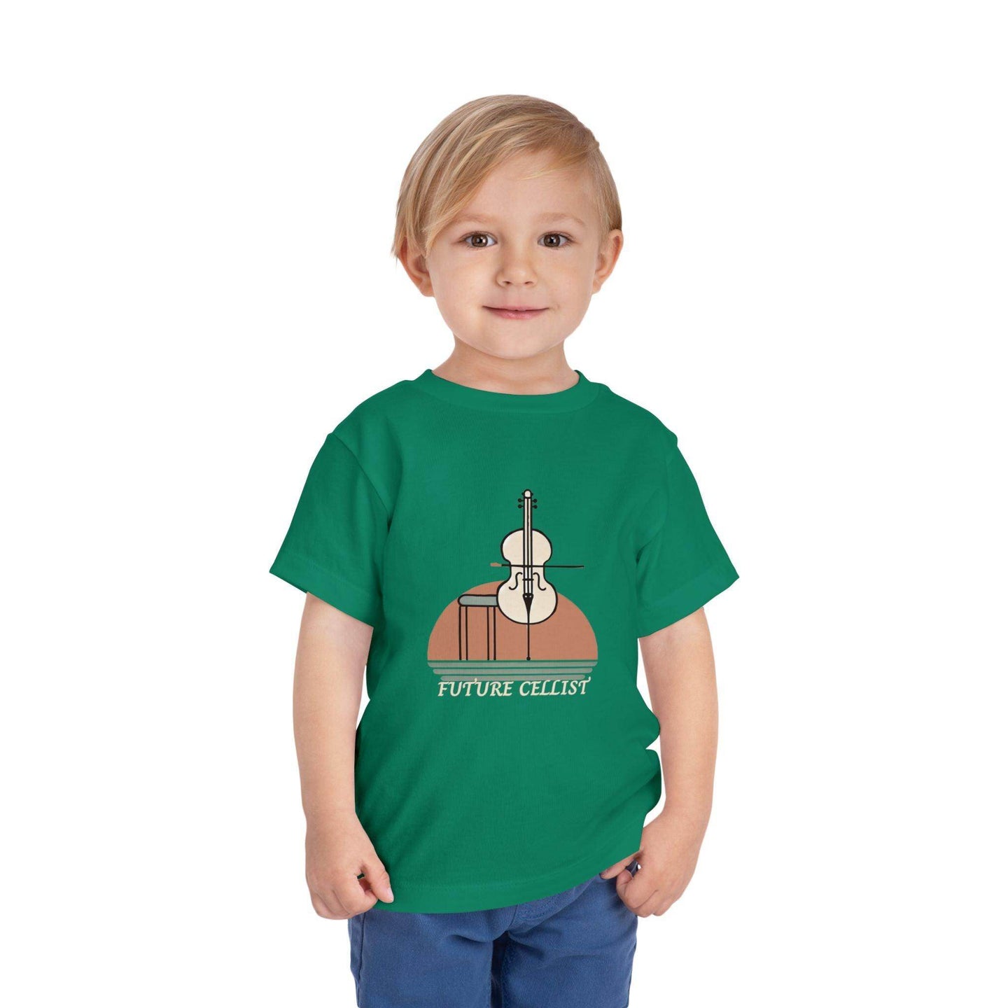Future Cellist - Toddler Short Sleeve - Brightsee