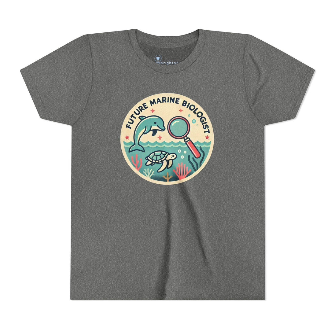 Future Marine Biologist Circle - Youth Short Sleeve - Brightsee