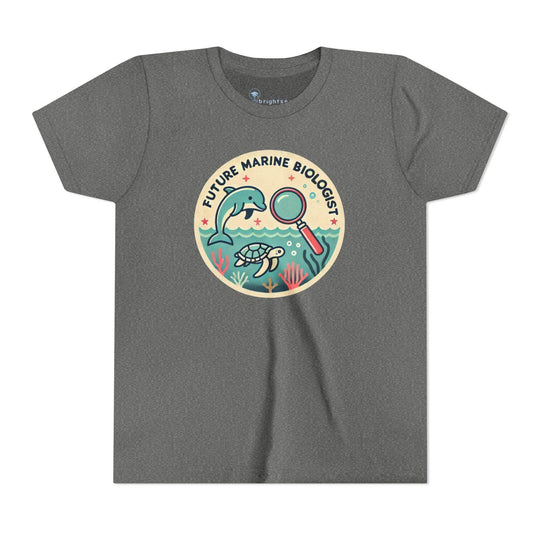 Future Marine Biologist Circle - Youth Short Sleeve - Brightsee