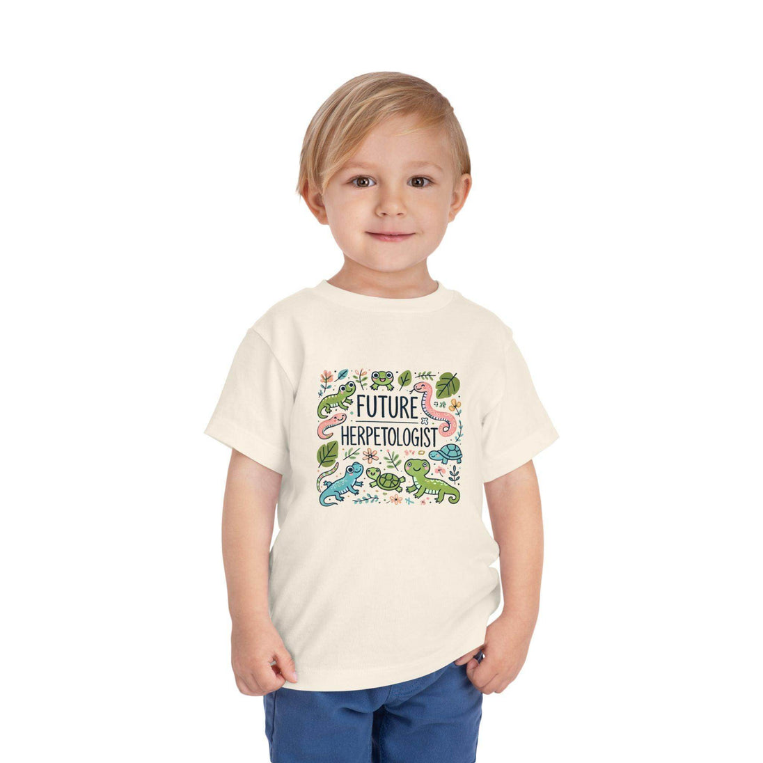 Future Herpetologist Cute - Toddler Short Sleeve - Brightsee