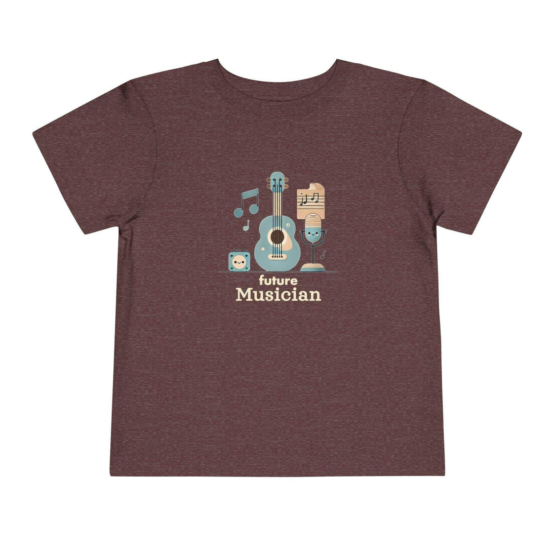Future Musician Guitar Note - Toddler Short Sleeve - Brightsee
