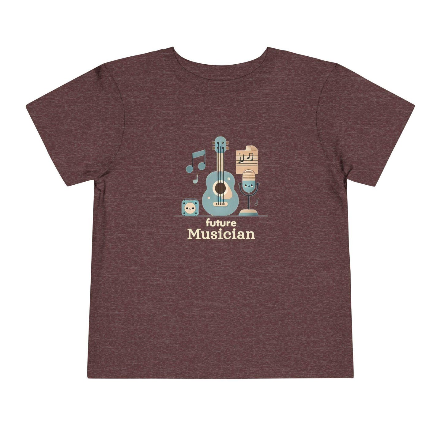 Future Musician Guitar Note - Toddler Short Sleeve - Brightsee