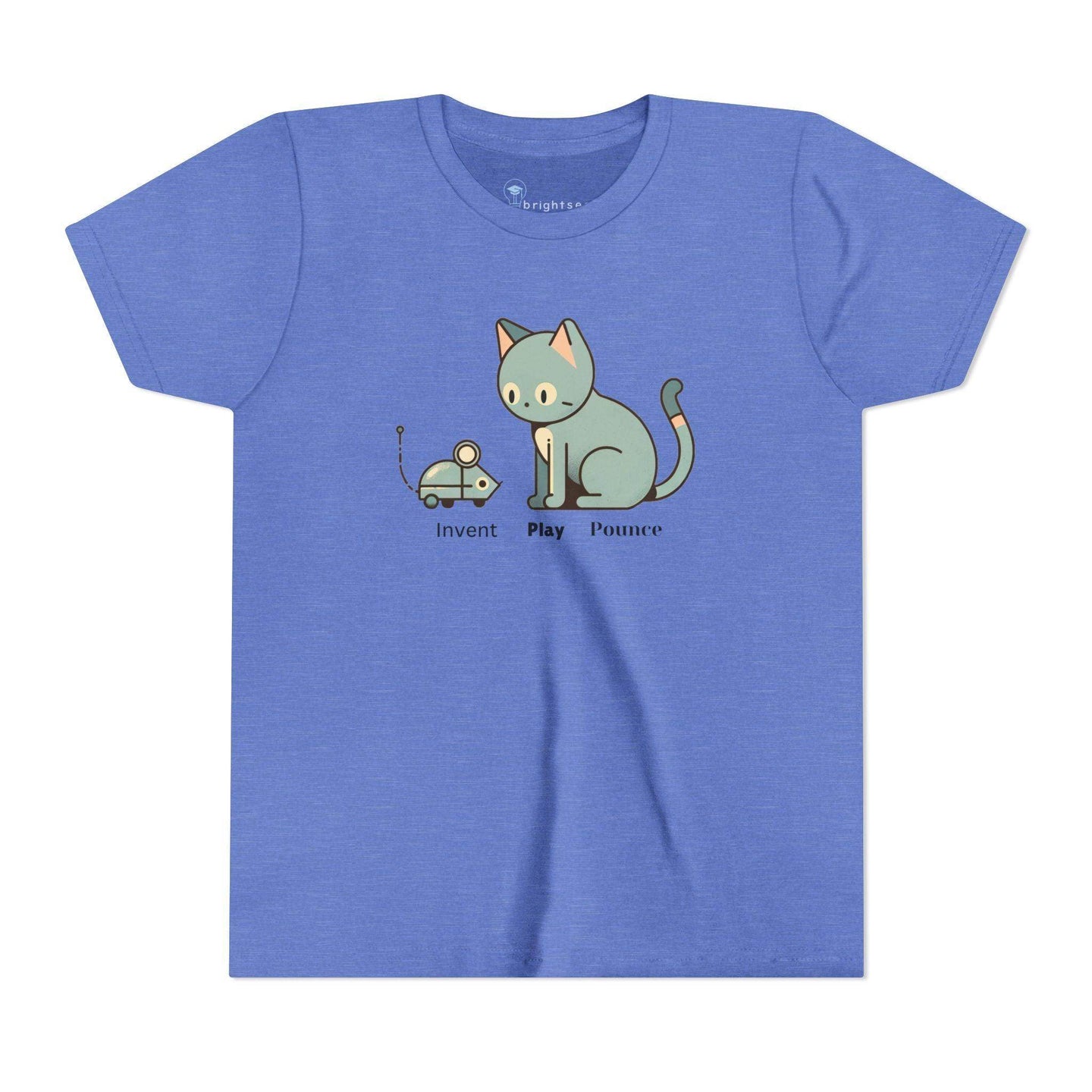 Robot Mouse and Cat - Youth Short Sleeve - Brightsee