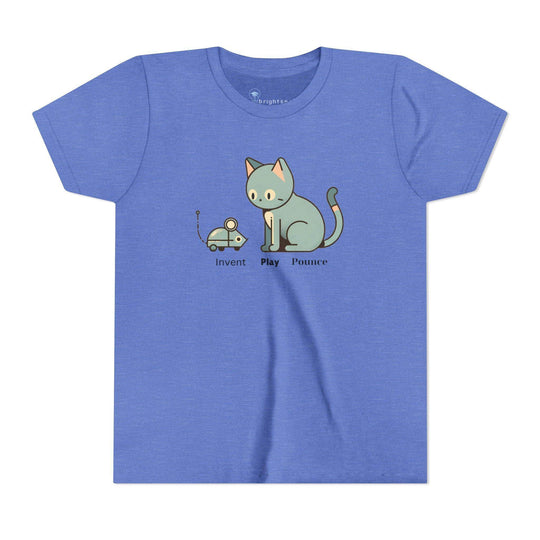 Robot Mouse and Cat - Youth Short Sleeve - Brightsee