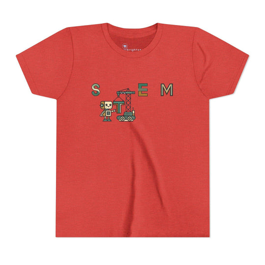 STEM Builder Crane - Youth Short Sleeve - Brightsee