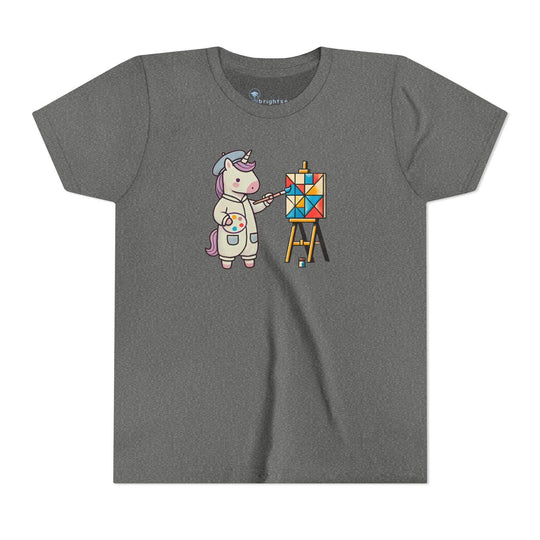 Painting Unicorn - Youth Short Sleeve - Brightsee