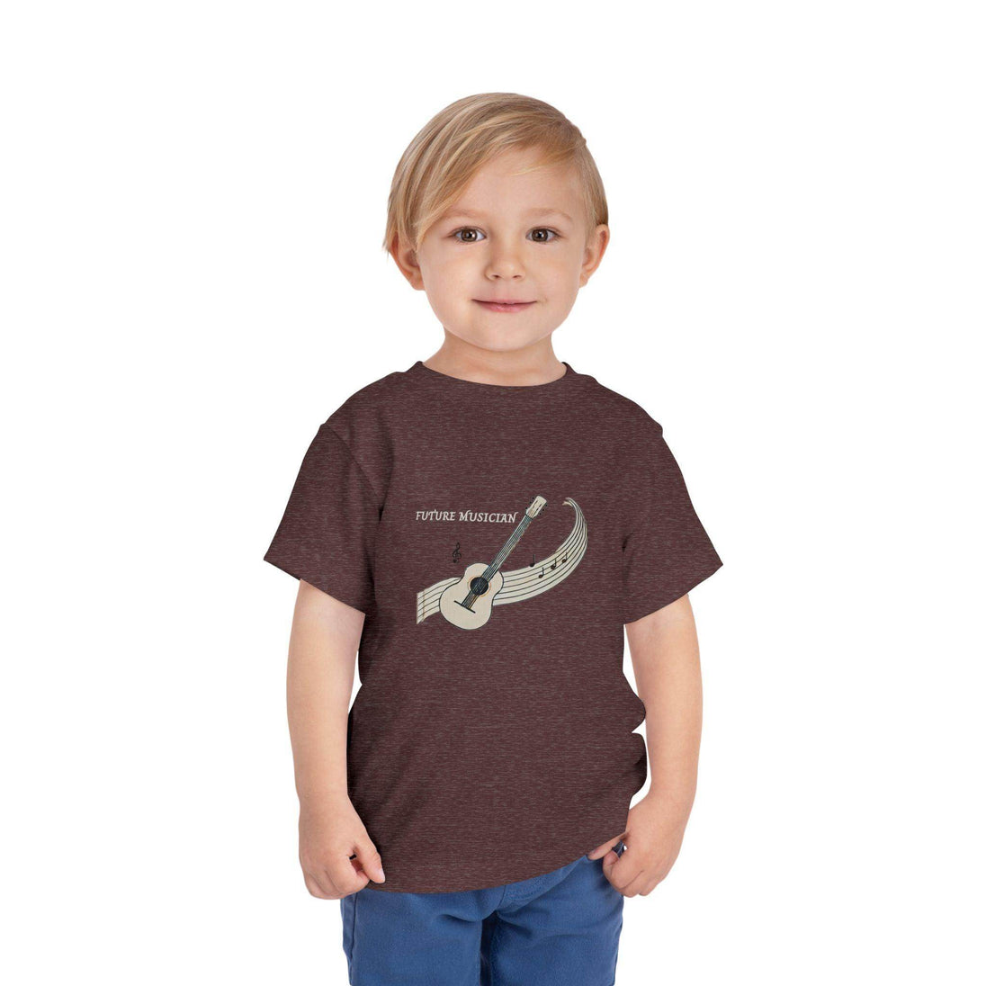 Future Musician Guitar - Toddler Short Sleeve - Brightsee