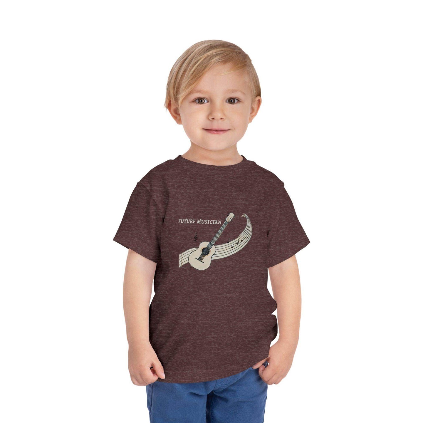 Future Musician Guitar - Toddler Short Sleeve - Brightsee