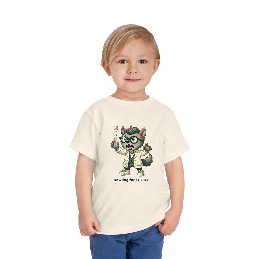 Howling for Science - Toddler Short Sleeve - Brightsee