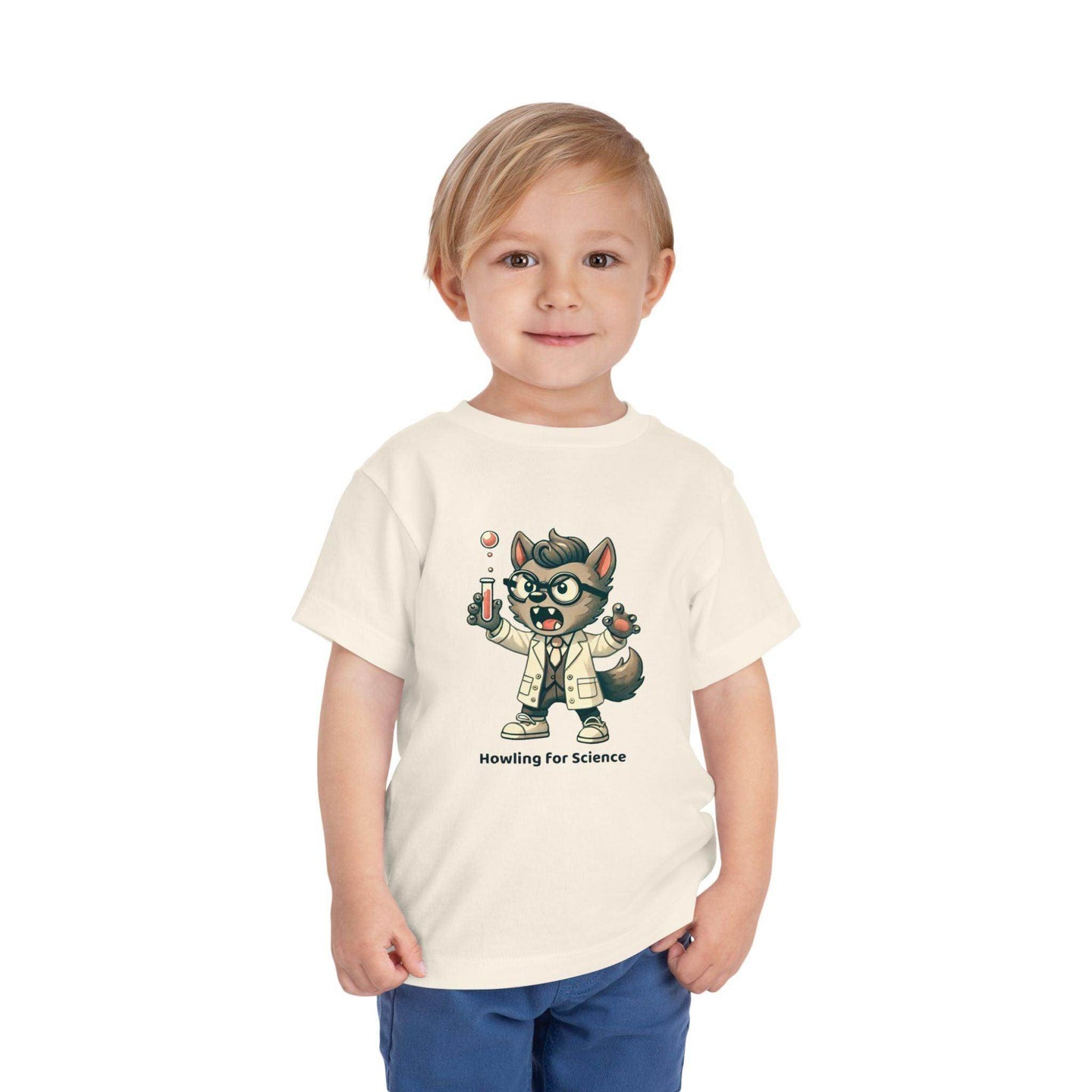 Howling for Science - Toddler Short Sleeve - Brightsee