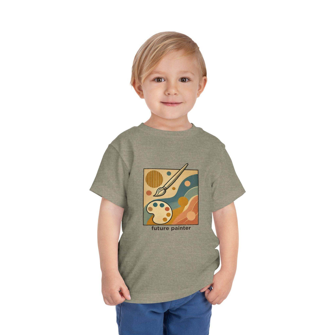 Future Artist Brushstrokes - Toddler Short Sleeve - Brightsee