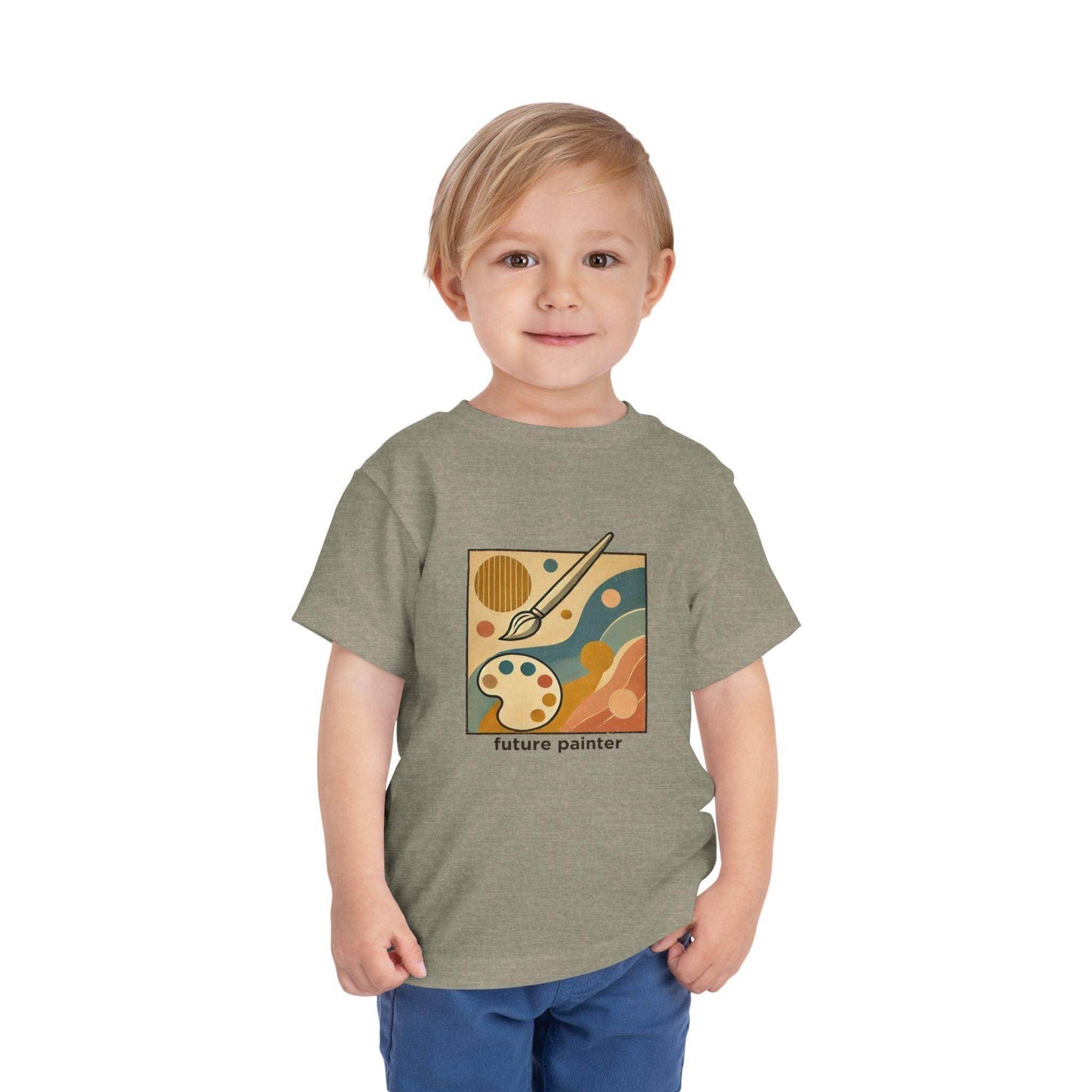 Future Artist Brushstrokes - Toddler Short Sleeve - Brightsee