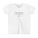 I'm Over It Fraction - Youth Short Sleeve - Brightsee