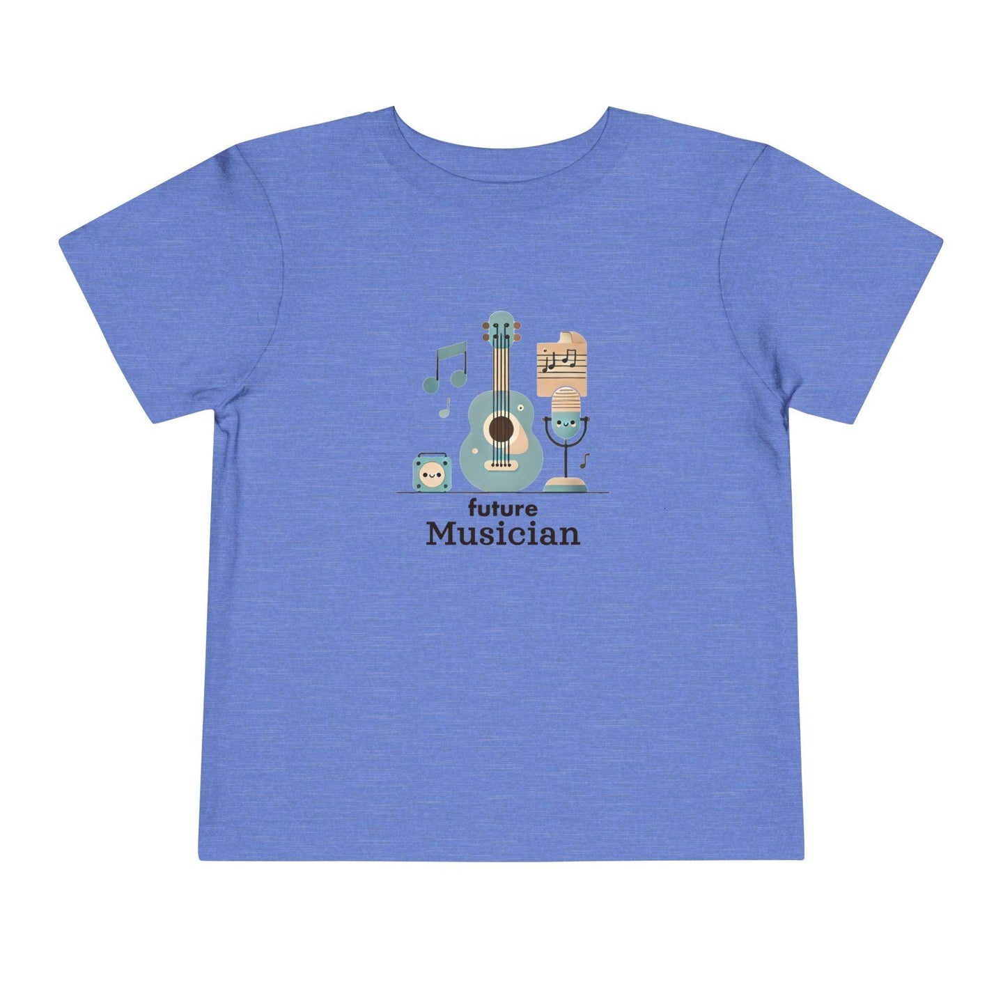 Future Musician Guitar Note - Toddler Short Sleeve - Brightsee