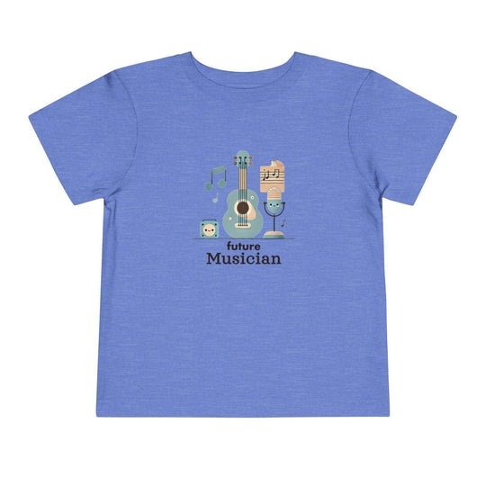Future Musician Guitar Note - Toddler Short Sleeve - Brightsee
