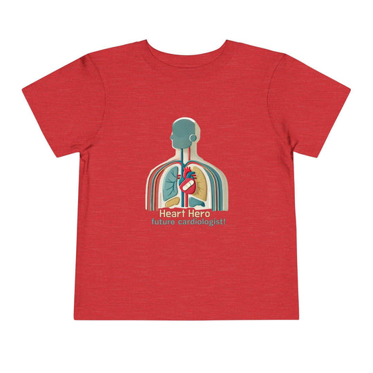 Future Cardiologist - Heart Bandage - Toddler Short Sleeve - Brightsee
