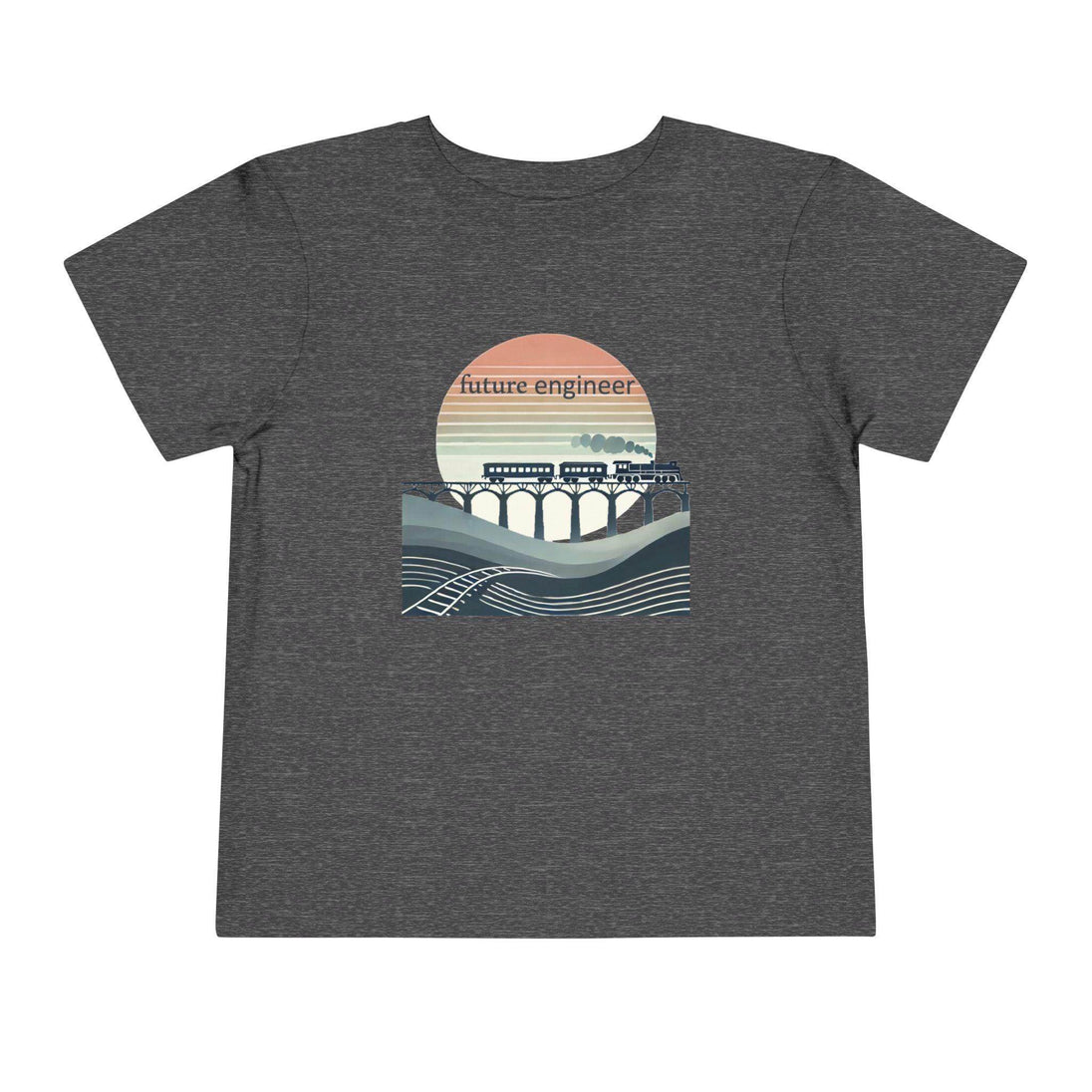 Future Engineer Train - Toddler Short Sleeve - Brightsee