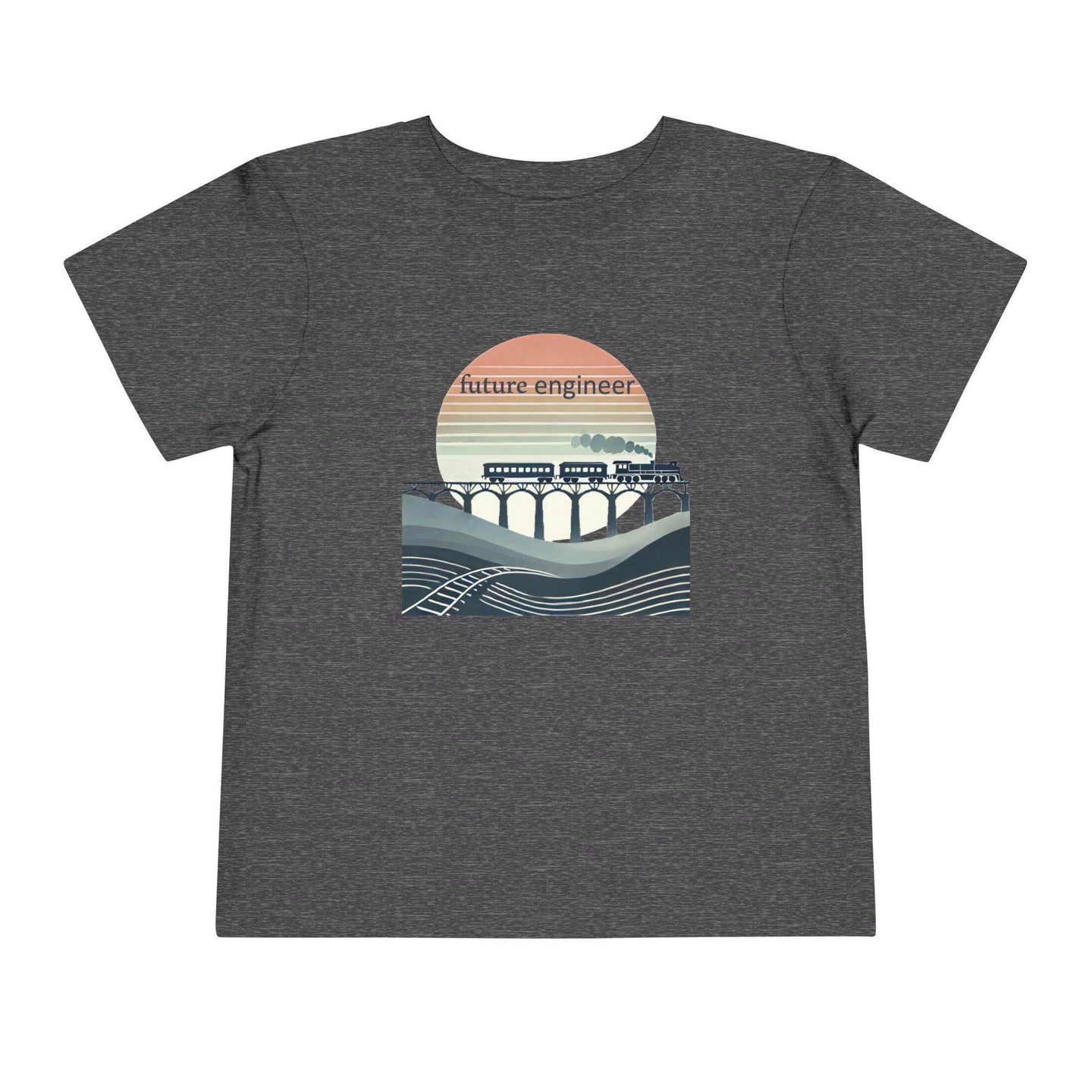 Future Engineer Train - Toddler Short Sleeve - Brightsee