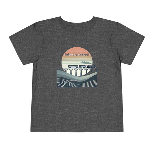 Future Engineer Train - Toddler Short Sleeve - Brightsee