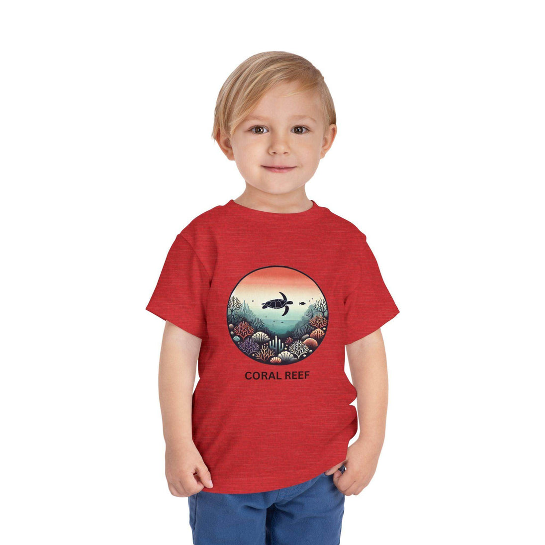 Coral Reef - Toddler Short Sleeve Tee - Brightsee